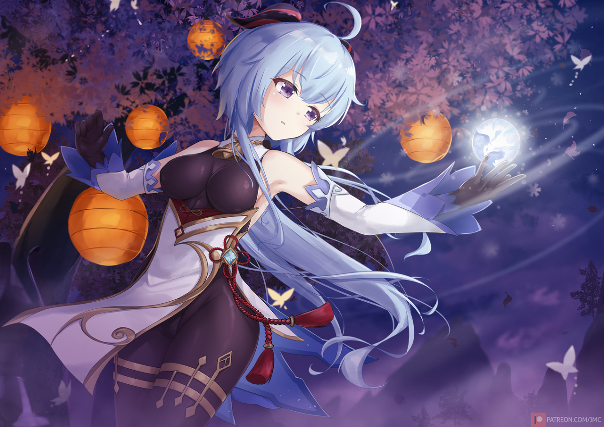 This is a pixiv picture whose title is 甘雨.