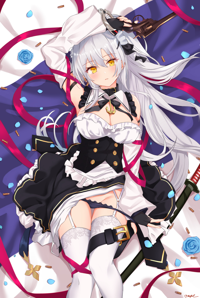 This is a pixiv picture whose title is Battlemaid ⚔️ (ft. HMS Drake).