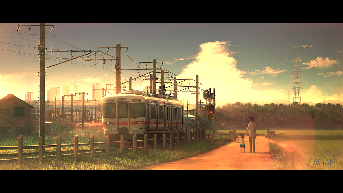 This is a pixiv picture whose title is 戻らない幼き時.