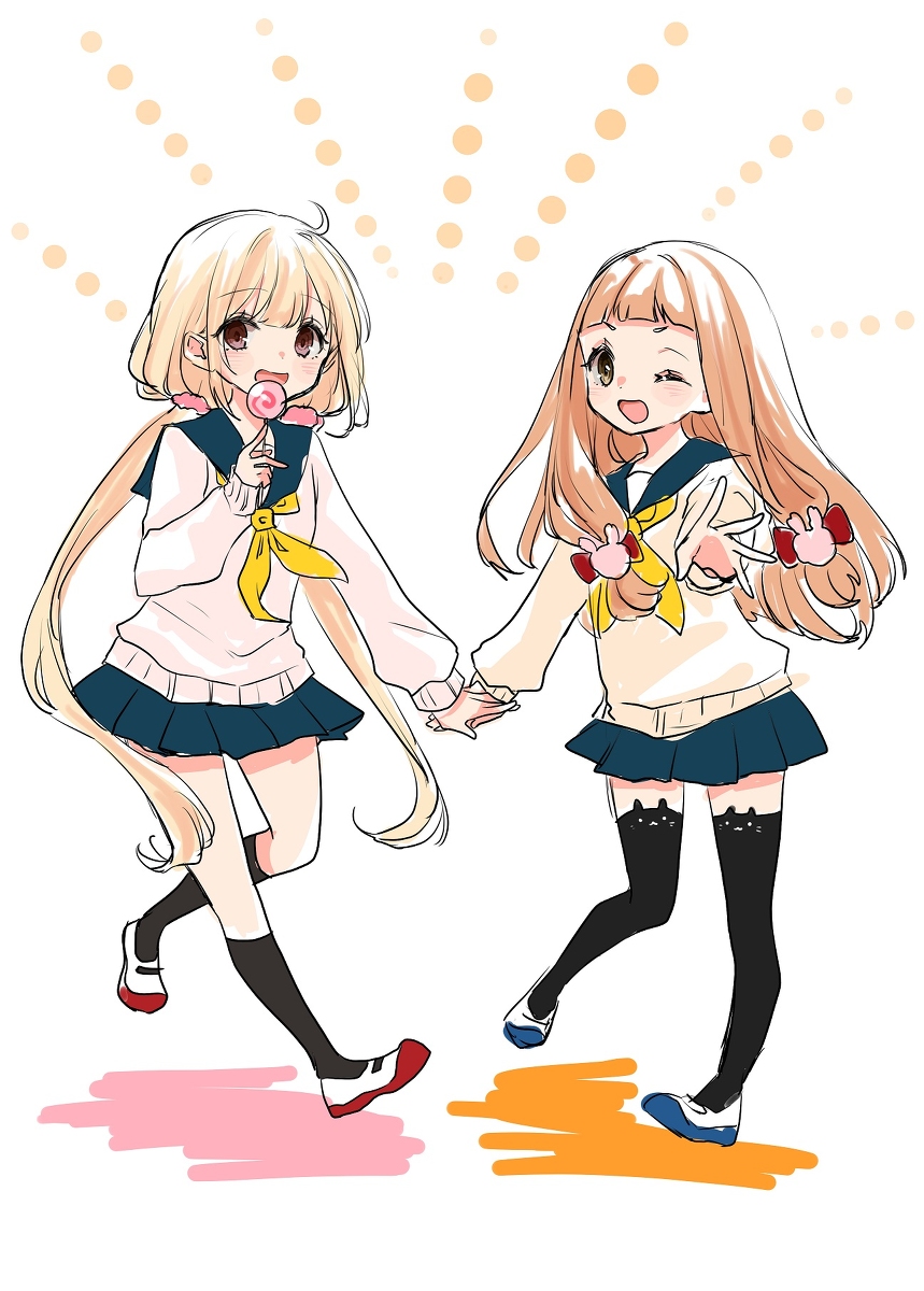 This is a pixiv picture whose title is セーラー服あんになちゃん落書き.