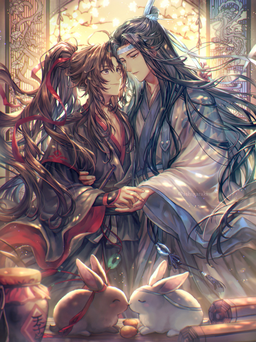 This is a pixiv picture whose title is 魔道祖師.