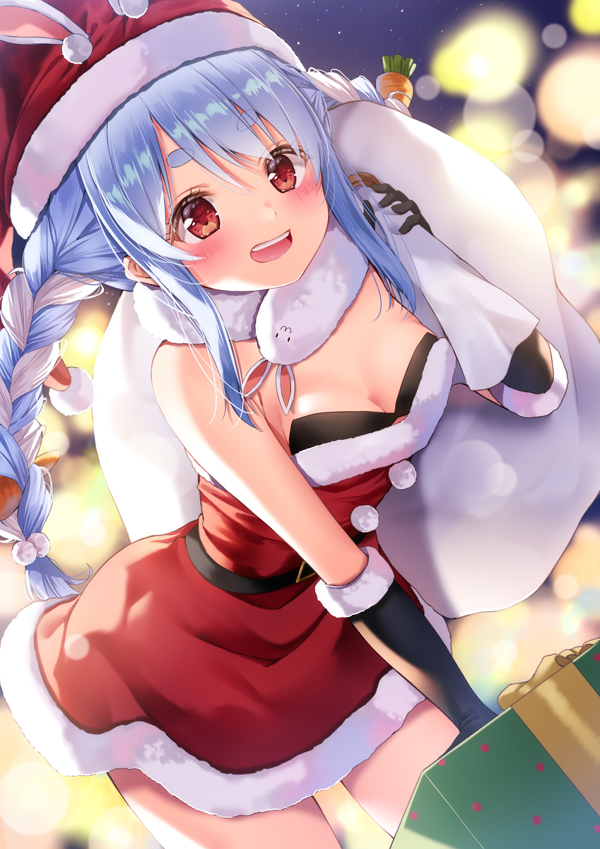 This is a pixiv picture whose title is メリークリスマスぺこ～～～！！！.