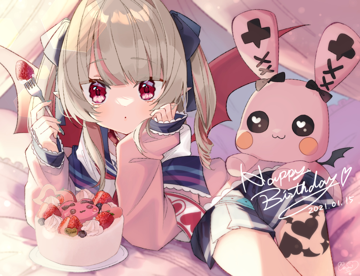 This is a pixiv picture whose title is お誕生日おめでとう.