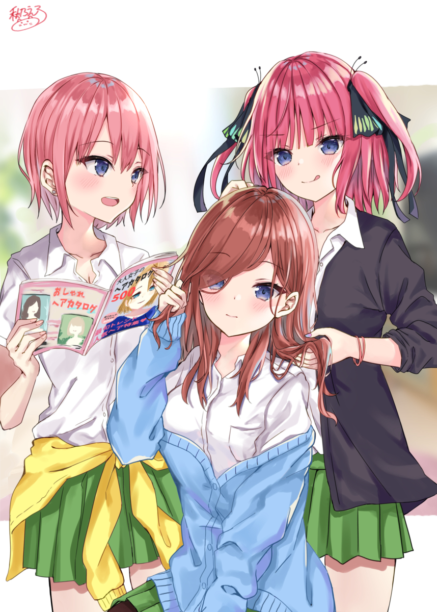 This is a pixiv picture whose title is 『ヘアアレンジならお姉ちゃん達にまかせなさい！』.