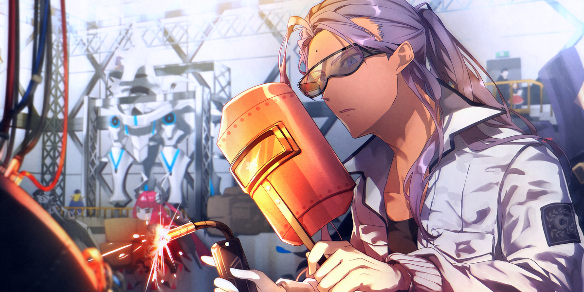 This is a pixiv picture whose title is 工房.