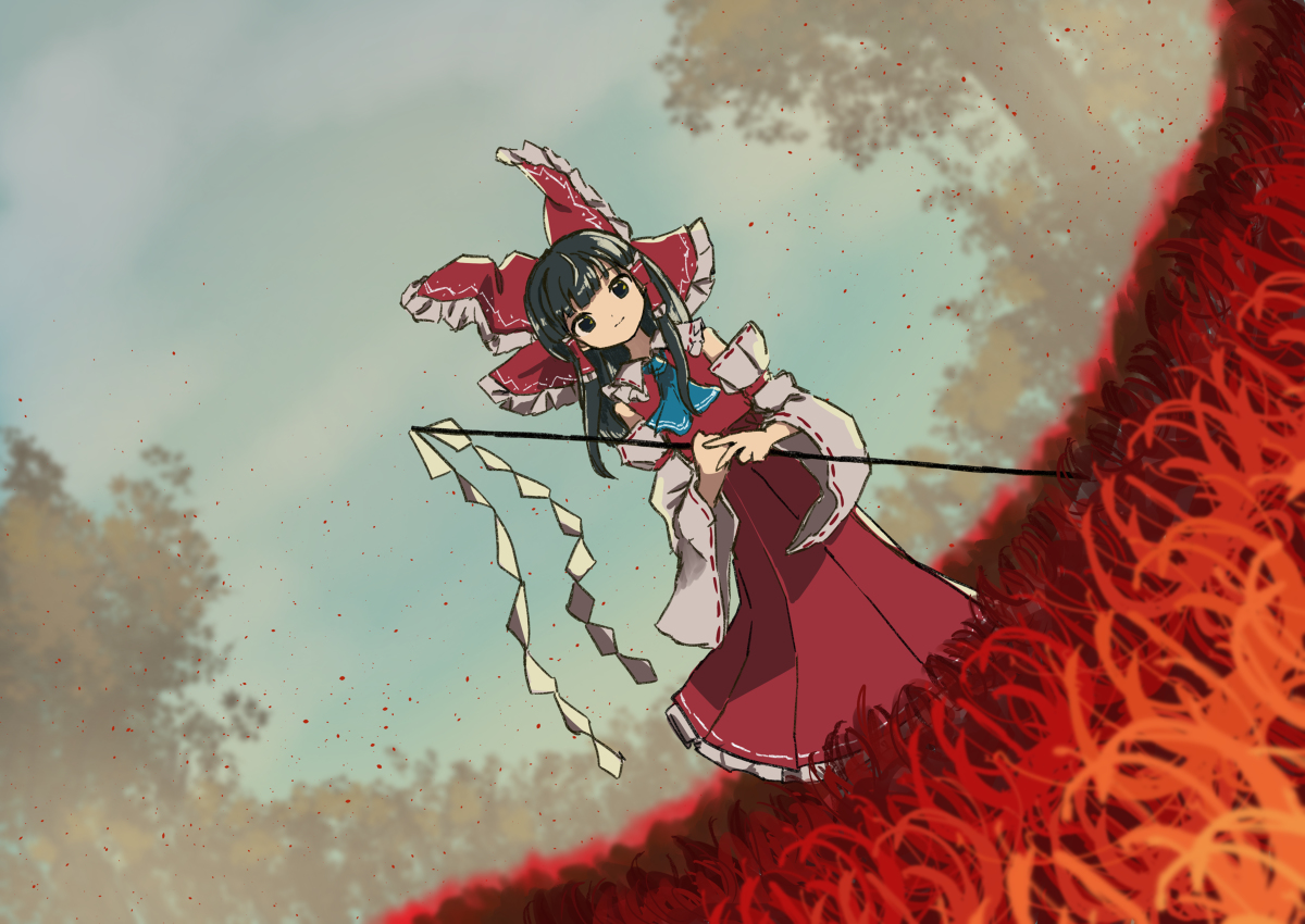 This is a pixiv picture whose title is 此岸の鐘.