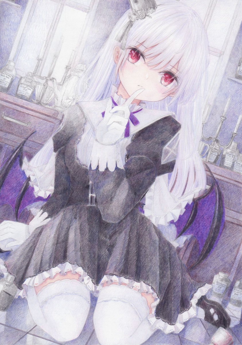 This is a pixiv picture whose title is 吸血姫.