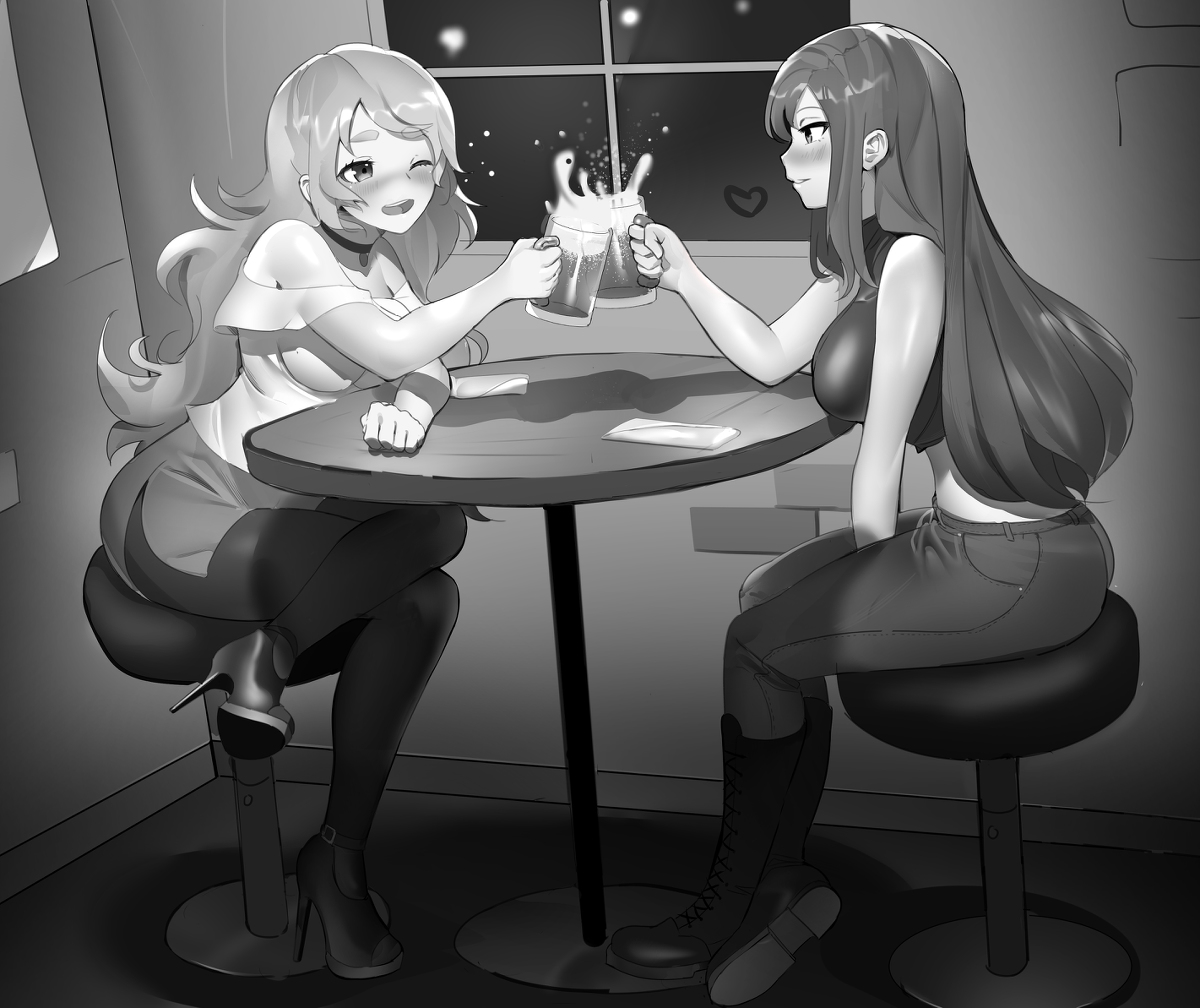 This is a pixiv picture whose title is Cheers!.