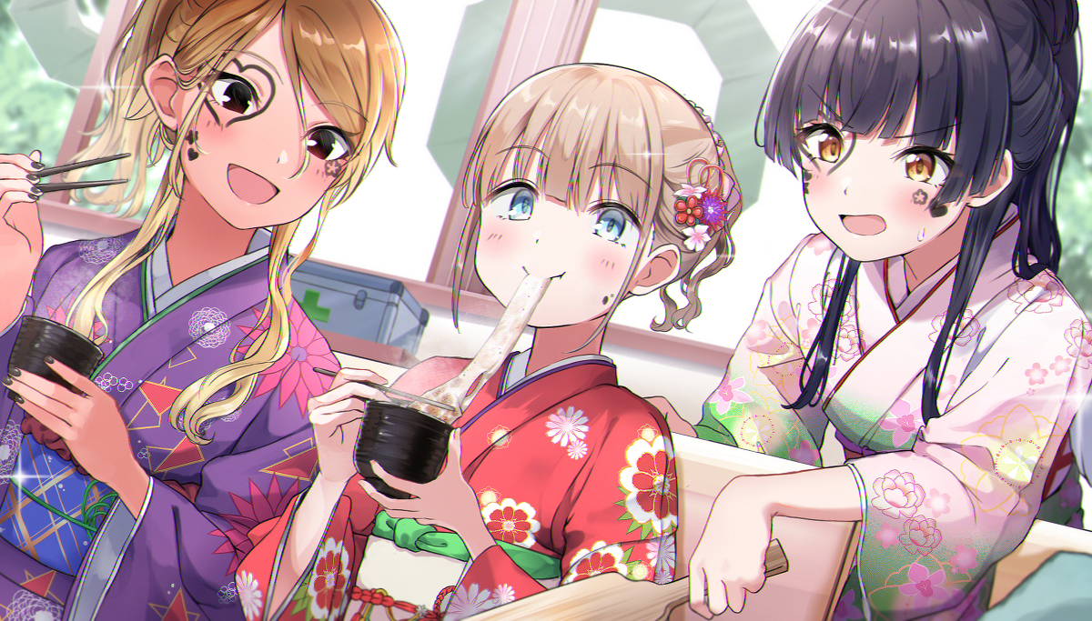 This is a pixiv picture whose title is ストレイお正月.