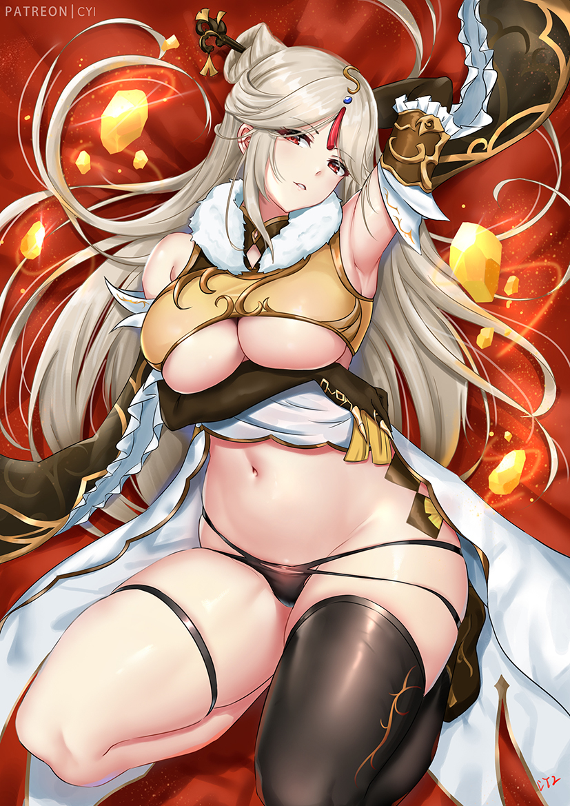This is a pixiv picture whose title is 凝光.