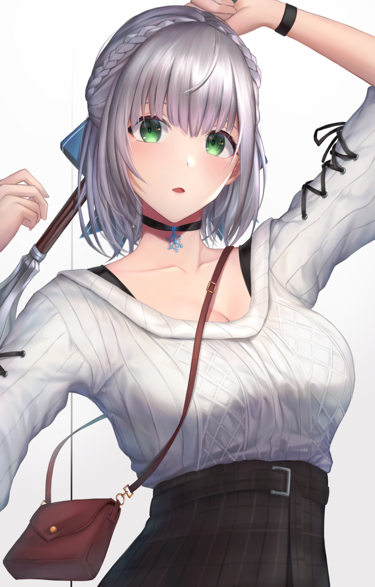 This is a pixiv picture whose title is 私服団長.