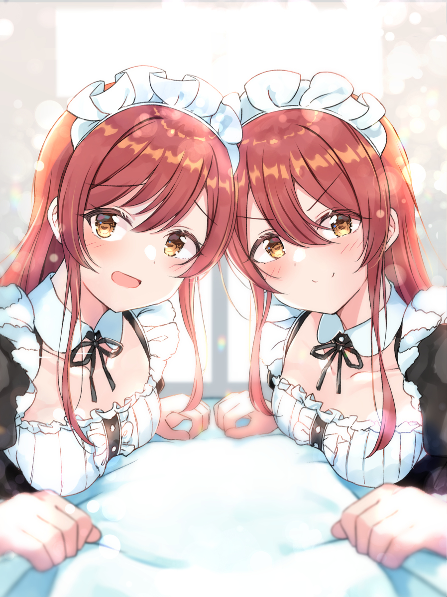 This is a pixiv picture whose title is メイドあまてん.
