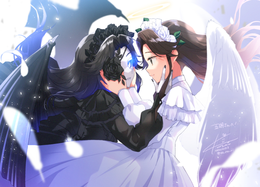 This is a pixiv picture whose title is 【Skeb】神通＆軽巡棲姫.