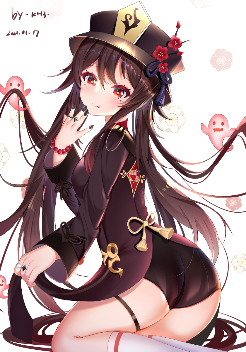 This is a pixiv picture whose title is 更新~胡桃.