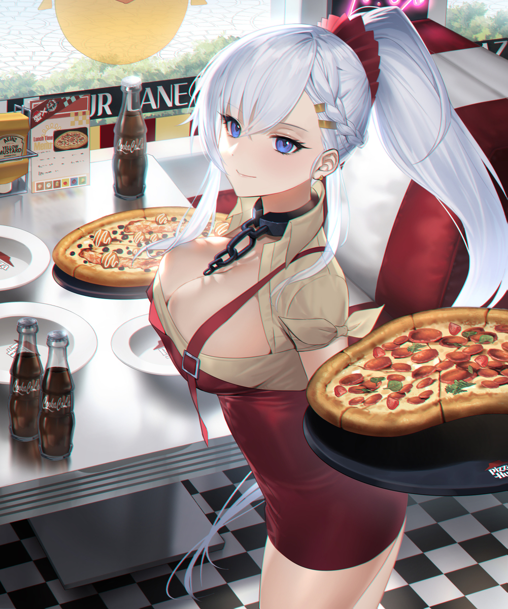 This is a pixiv picture whose title is PIZZA.