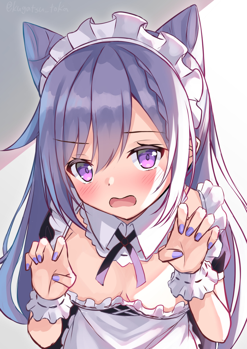 This is a pixiv picture whose title is メイド刻晴.