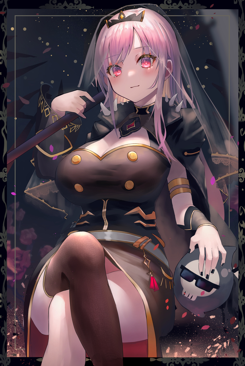 This is a pixiv picture whose title is 💀.