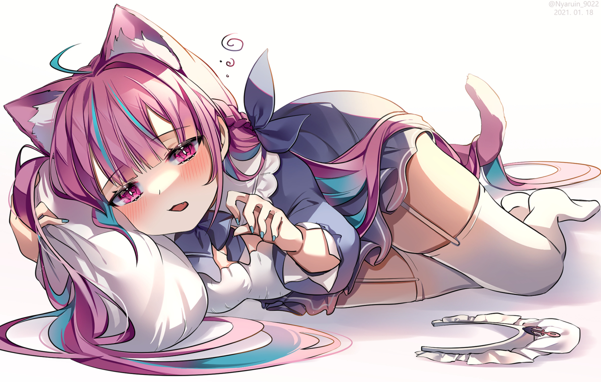 This is a pixiv picture whose title is にゃー?.