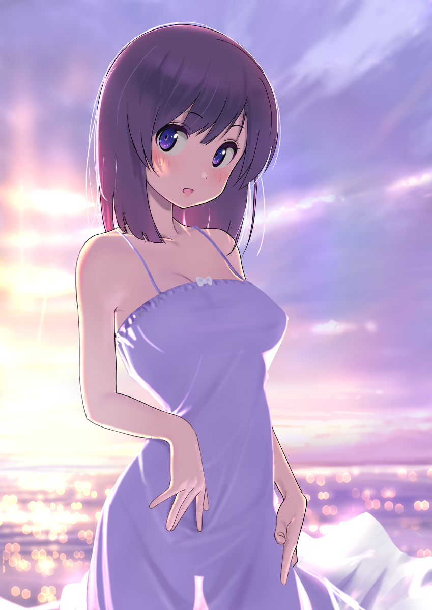 This is a pixiv picture whose title is 海.