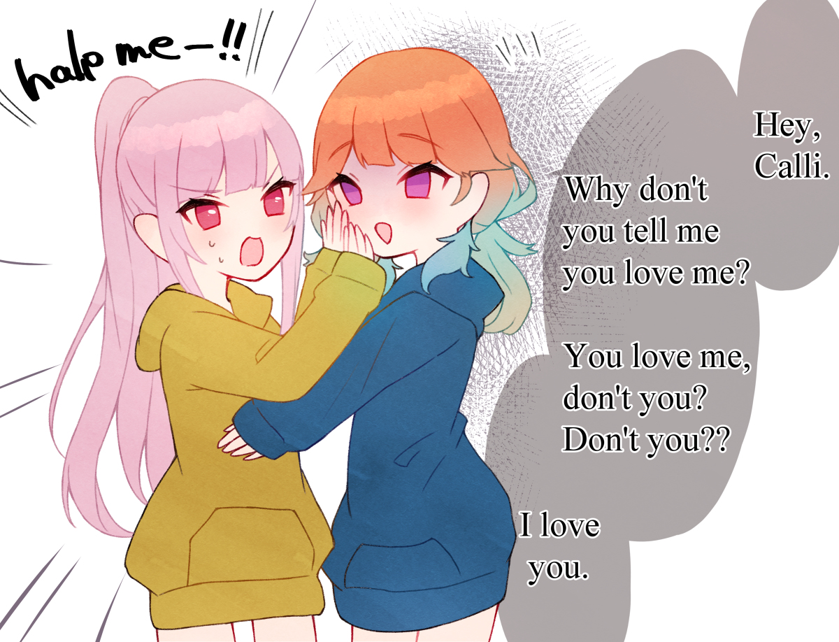 This is a pixiv picture whose title is YANDERE.