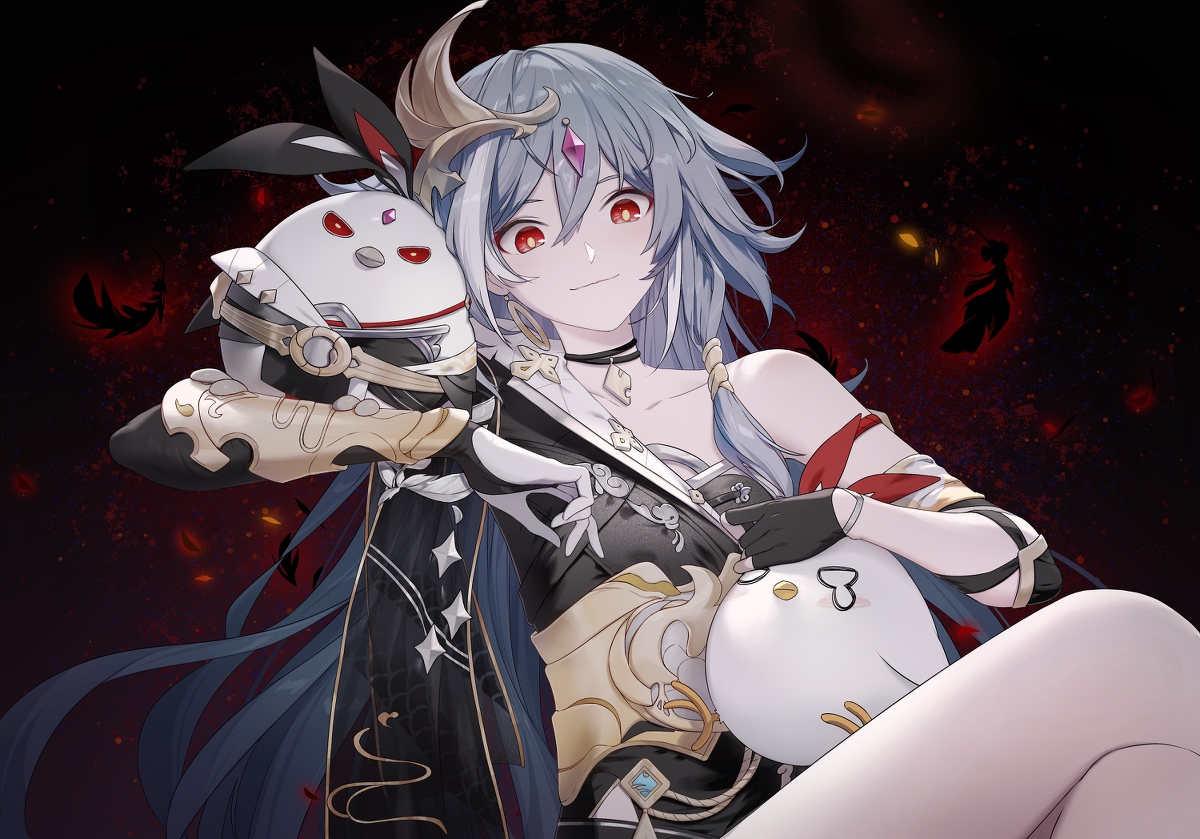 This is a pixiv picture whose title is 符律rua鸡.