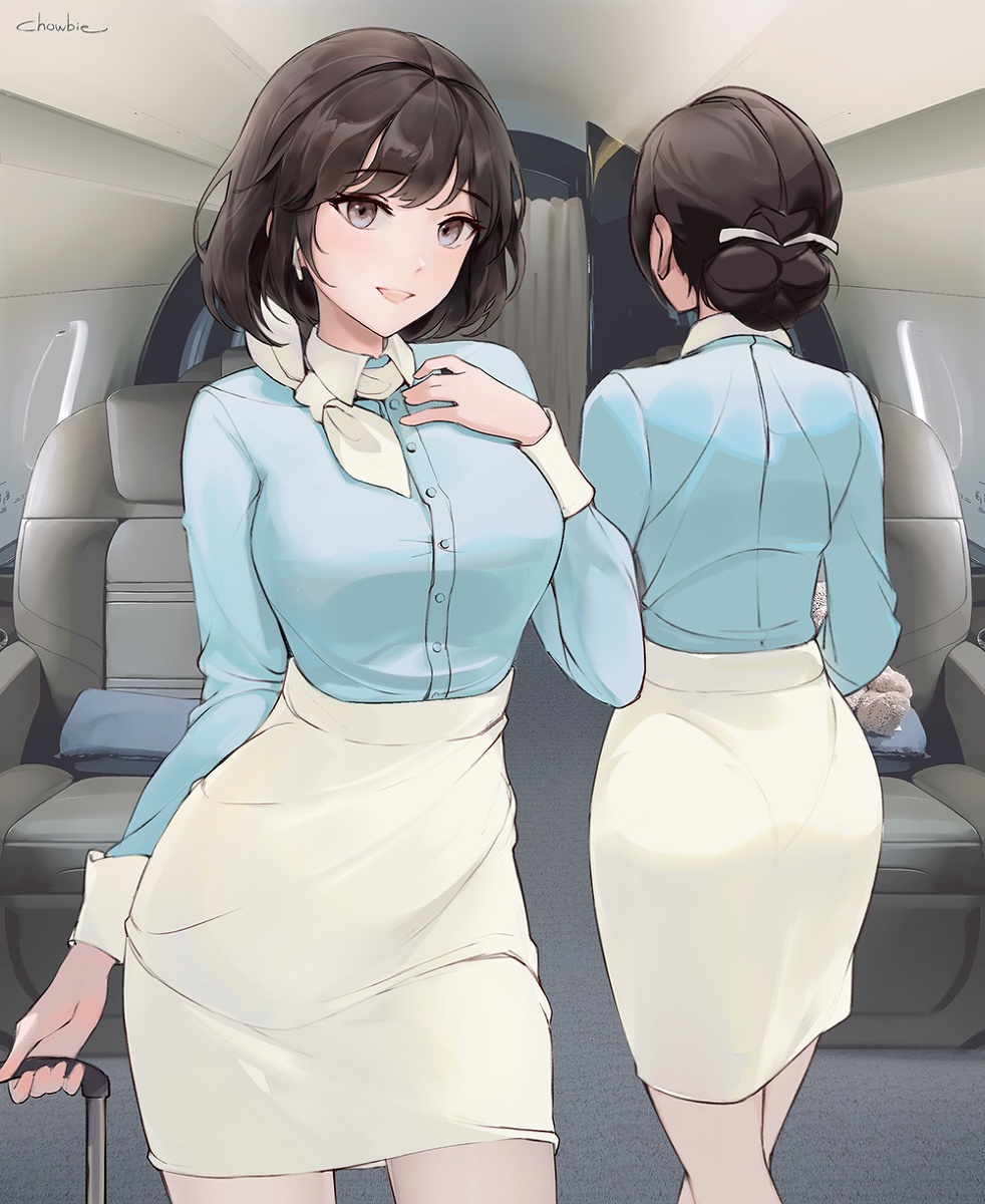 This is a pixiv picture whose title is エアサービス.