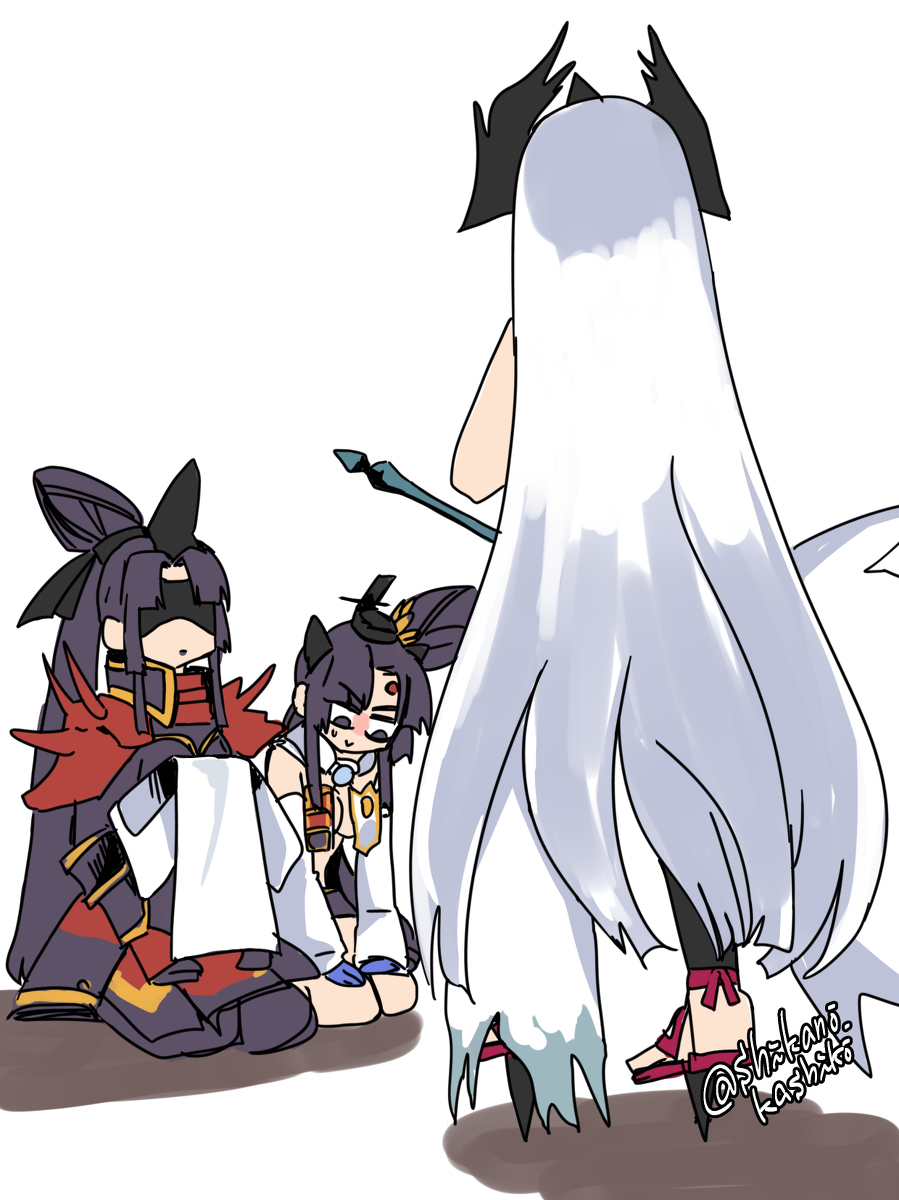 This is a pixiv picture whose title is 正座.