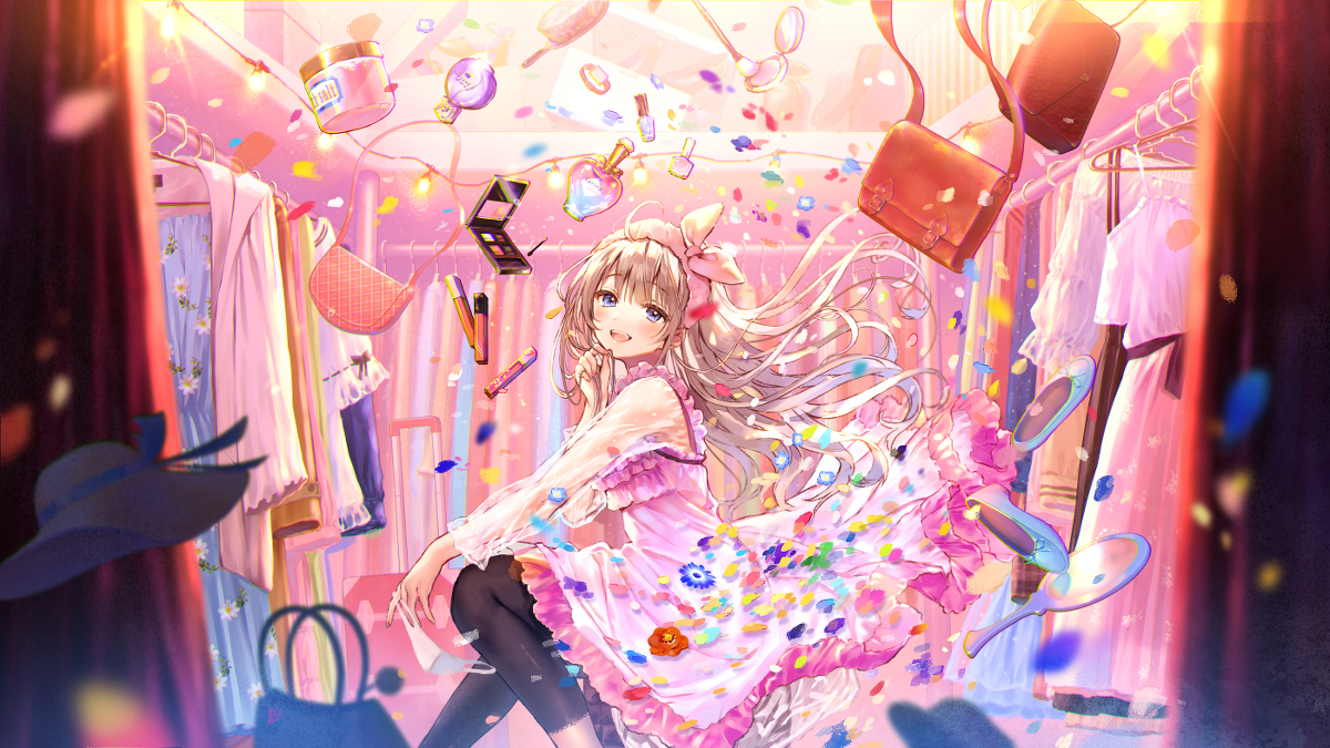 This is a pixiv picture whose title is 春を身にまとう.