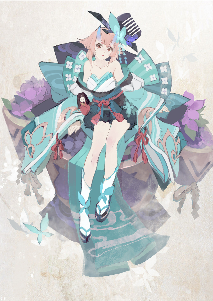 This is a pixiv picture whose title is Onmyoji-匣中少女.