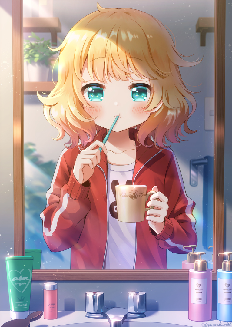 This is a pixiv picture whose title is 寝起きシャロちゃん.