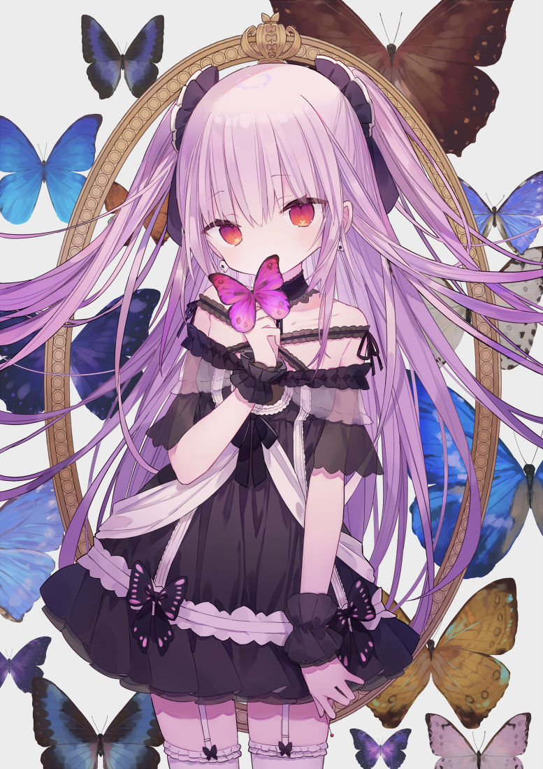 This is a pixiv picture whose title is 蝶.