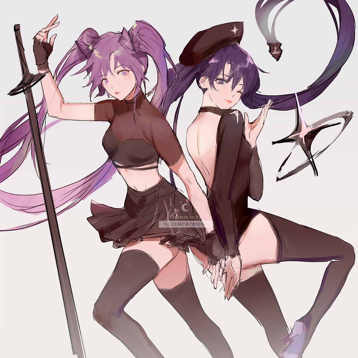 This is a pixiv picture whose title is lightning star.