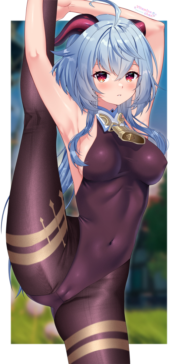This is a pixiv picture whose title is 甘雨.