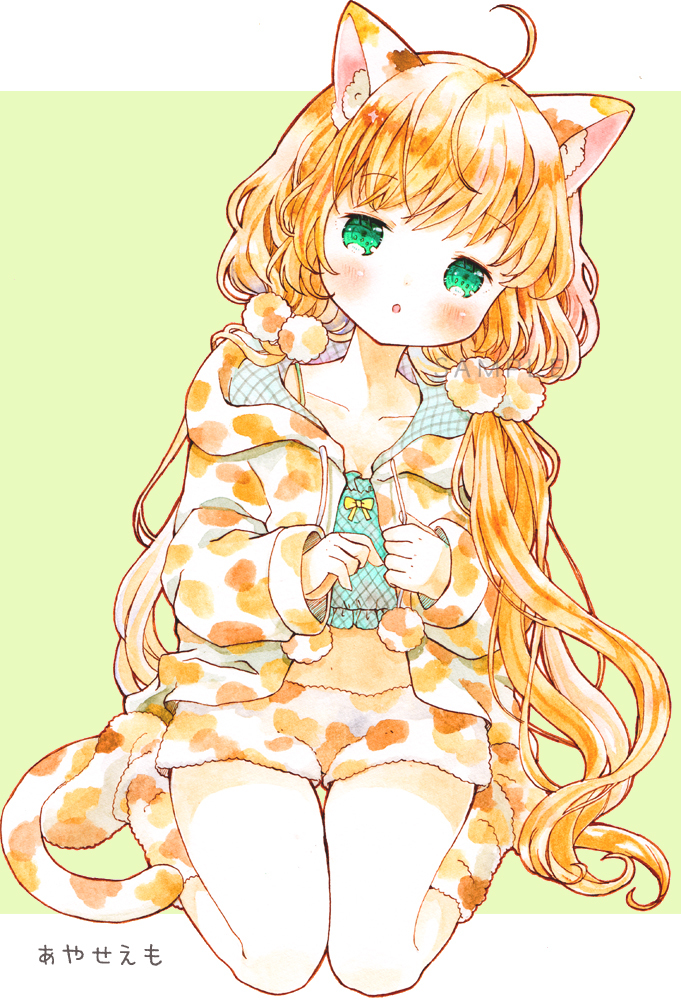 This is a pixiv picture whose title is ねこまみれちゃん.