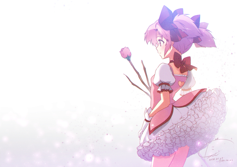 This is a pixiv picture whose title is 鹿目まどか.