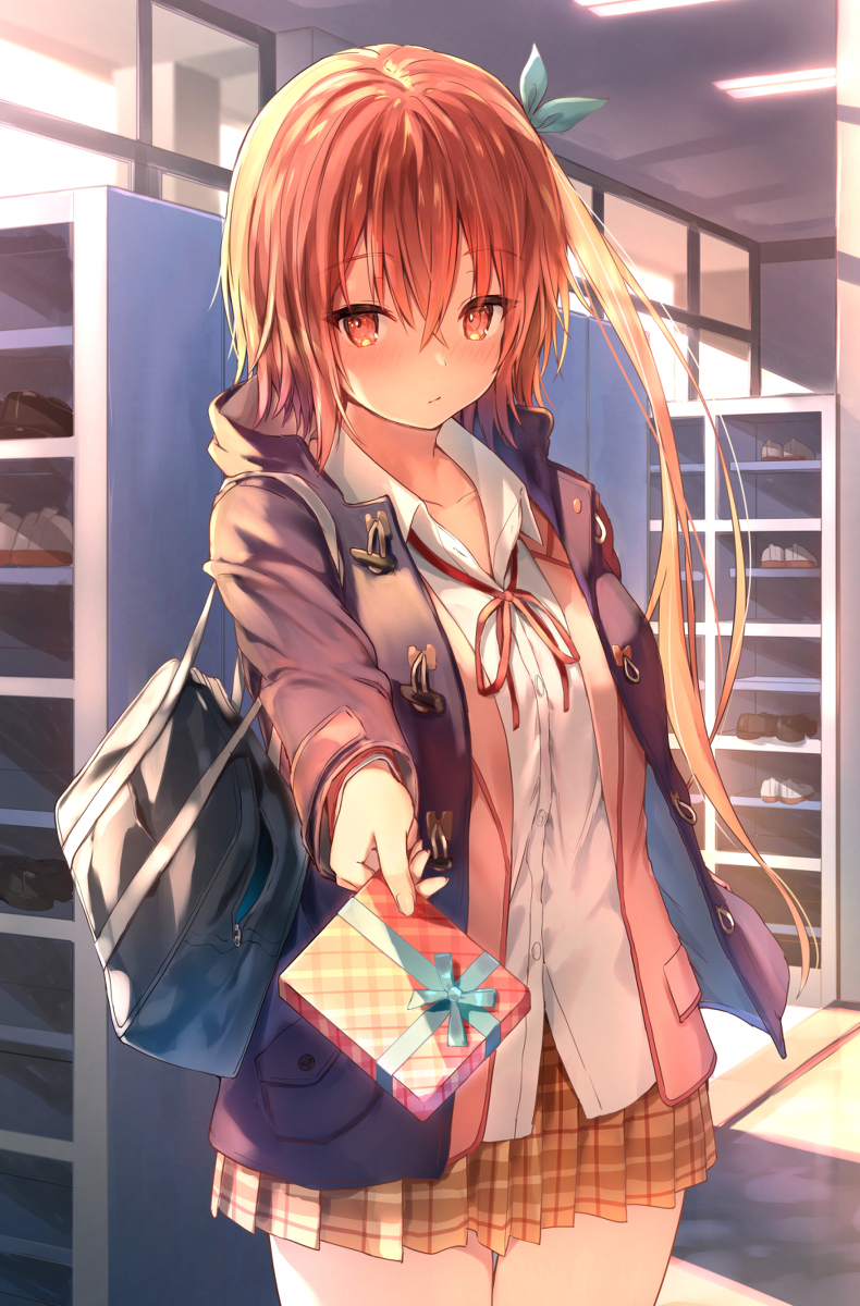 This is a pixiv picture whose title is 可愛ければ変態でも好きになってくれますか？12.