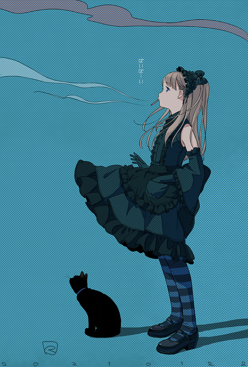 This is a pixiv picture whose title is ぷかり〜.