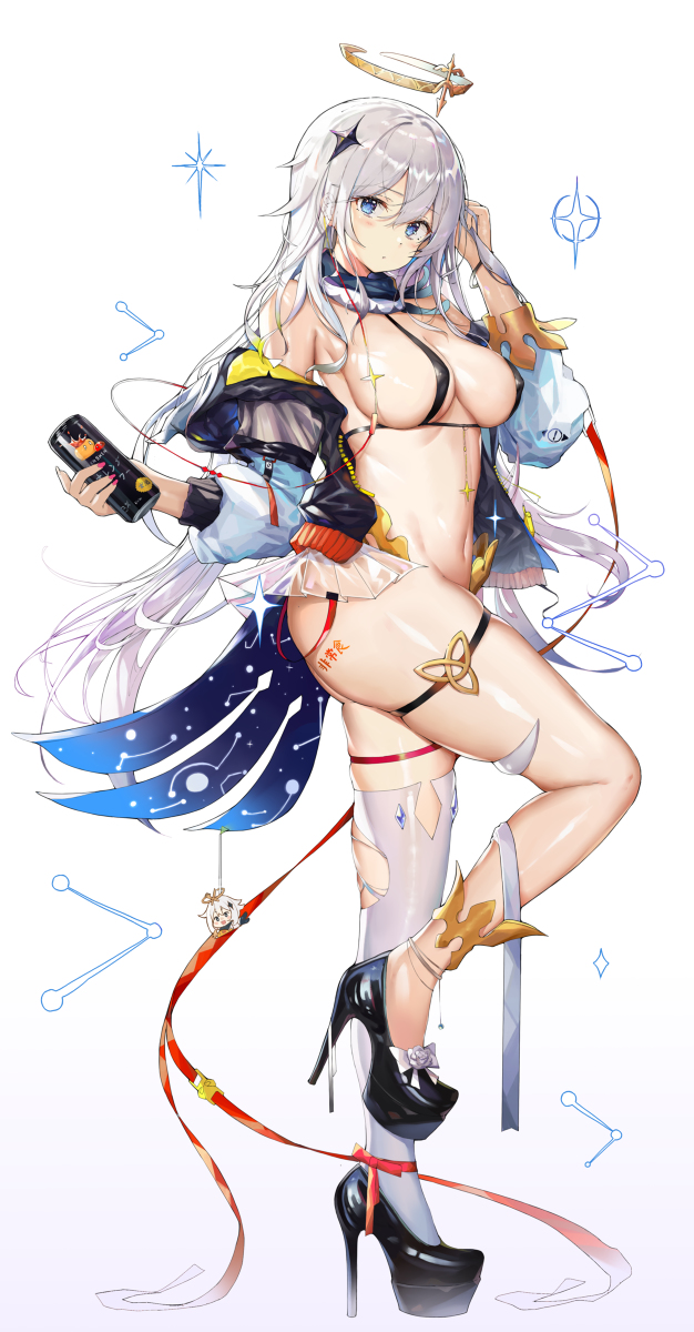 This is a pixiv picture whose title is 【Genshin】パイモン －😇 -.