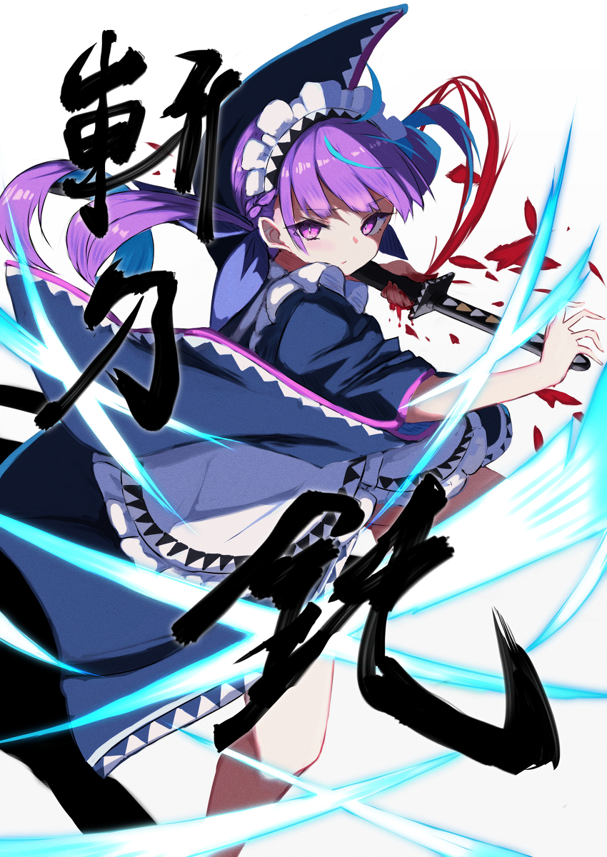 This is a pixiv picture whose title is あくあ×刀語.