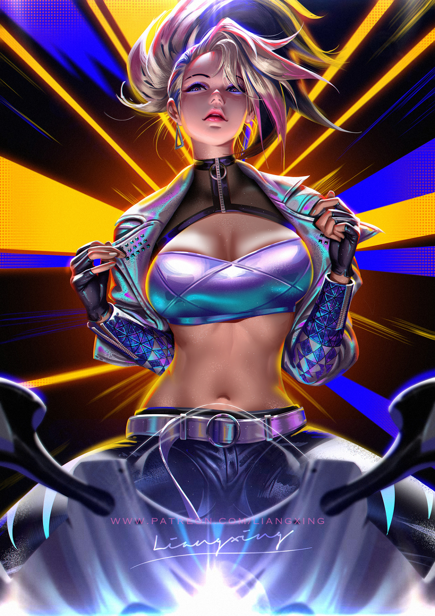 This is a pixiv picture whose title is KDA.