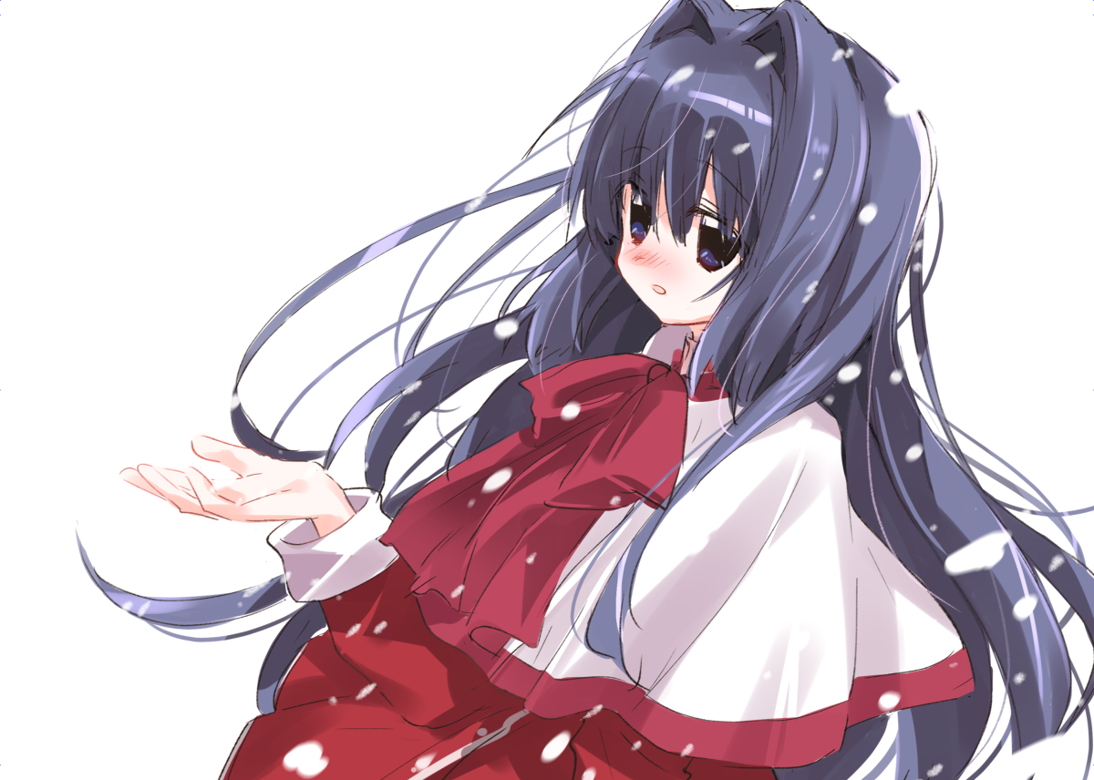 This is a pixiv picture whose title is 雪が降った.