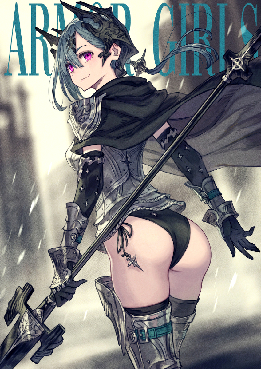 This is a pixiv picture whose title is 甲冑女子Ⅲ.