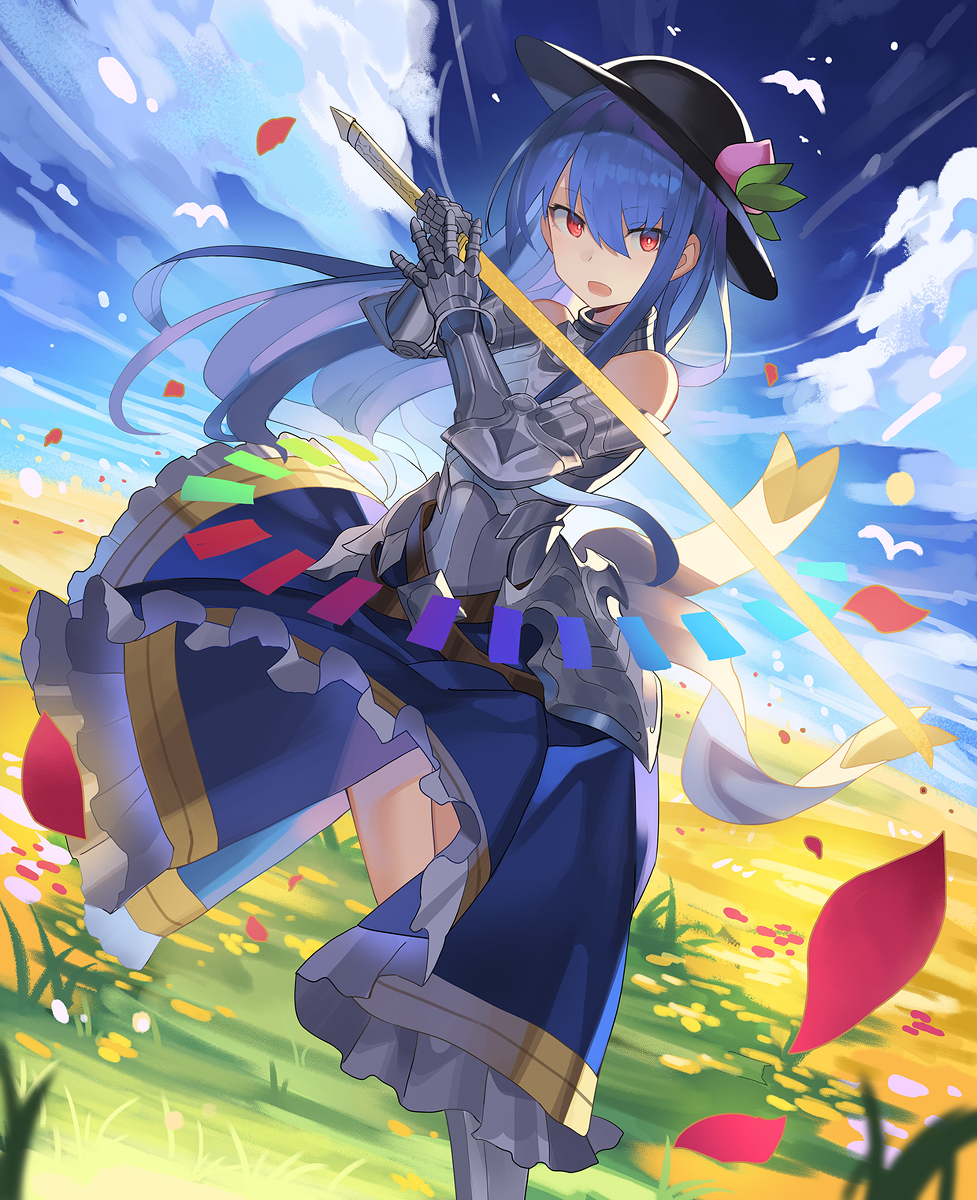 This is a pixiv picture whose title is アーマー天子.