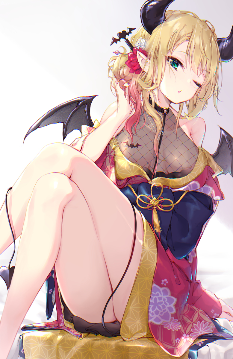 This is a pixiv picture whose title is 謹賀新年.