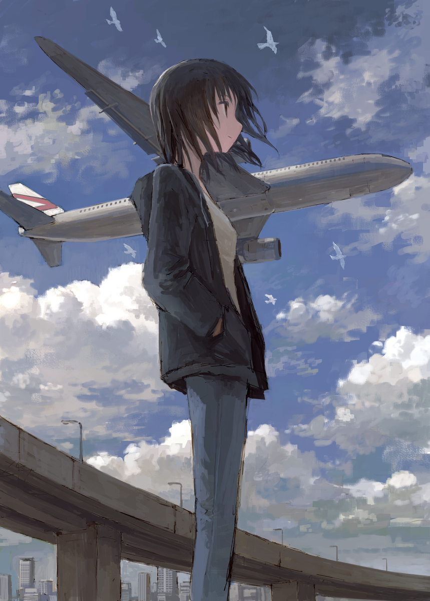 This is a pixiv picture whose title is Air.