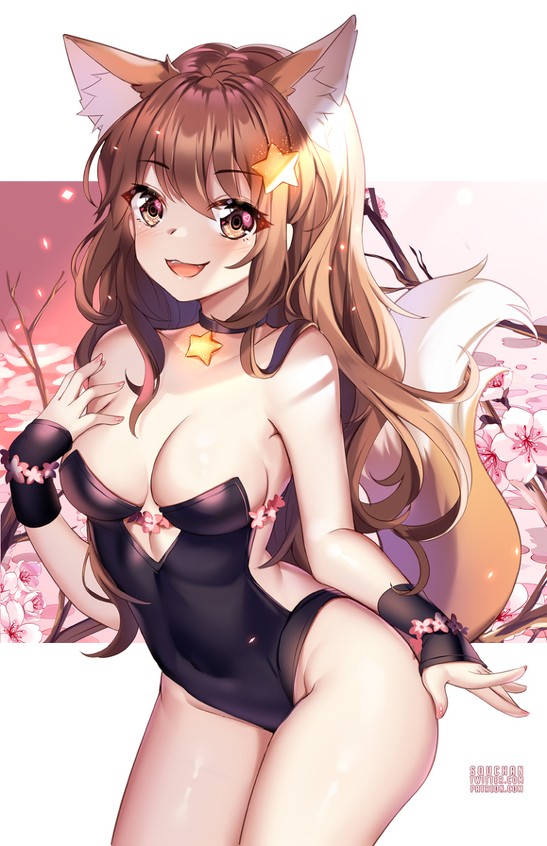 This is a pixiv picture whose title is Anny the Fox.