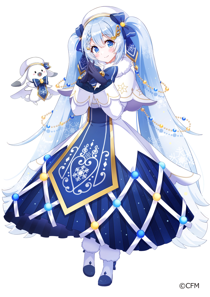 This is a pixiv picture whose title is SNOW MIKU 2021.