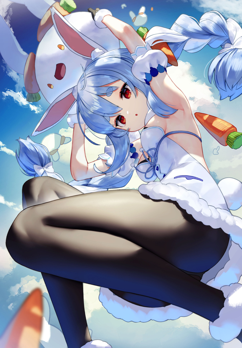This is a pixiv picture whose title is KONPEKO～🐰.