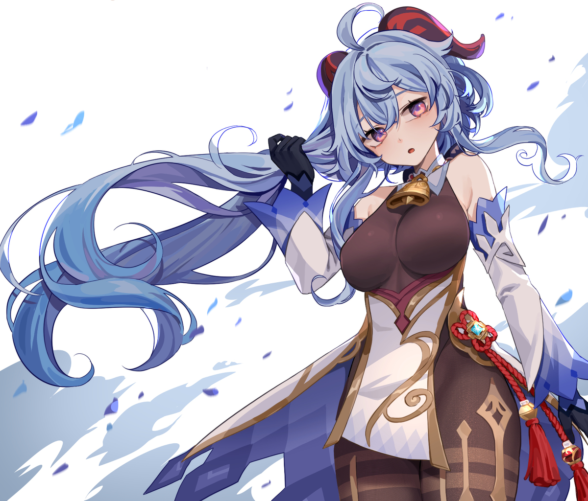 This is a pixiv picture whose title is 甘雨.