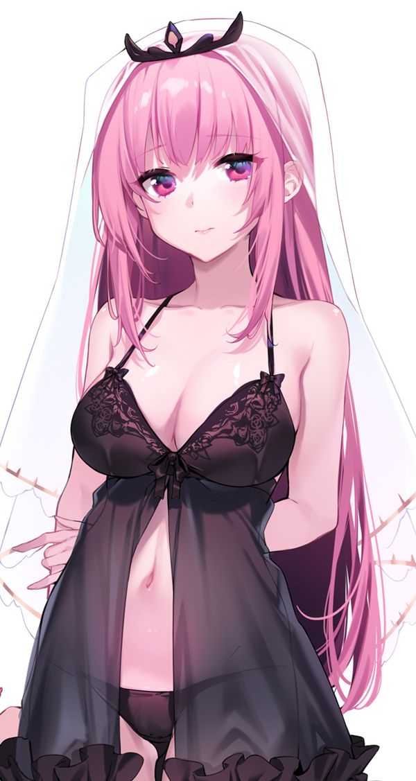 This is a pixiv picture whose title is Calliope  パジャマ.